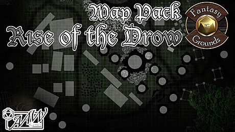 Fantasy Grounds - Rise of the Drow Map Pack (Map Pack) DLC