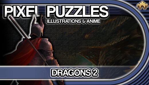 Pixel Puzzles Illustrations & Anime - Jigsaw Pack: Dragons 2