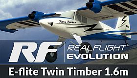 RealFlight Evolution - E-flite Twin Timber 1.6m