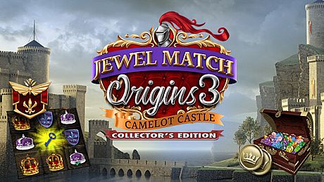 Jewel Match Origins 3 - Camelot Castle Collector's Edition Game