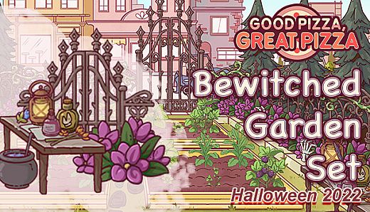 Good Pizza, Great Pizza - Bewitched Garden Set - Halloween 2022
