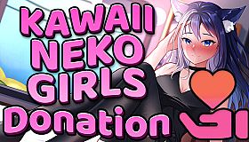 Kawaii Neko Girls - Medium donation