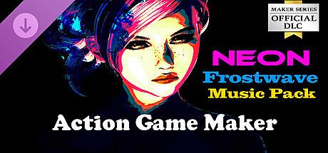 ACTION GAME MAKER - Neon Frostwave Music Pack