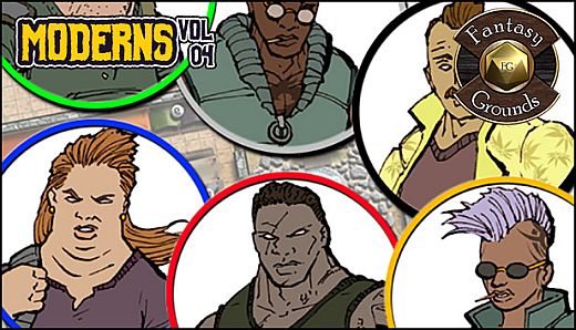 Fantasy Grounds - Moderns, Volume 4 (Token Pack)