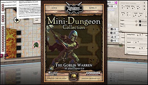 Fantasy Grounds - Mini-Dungeon #019: The Goblin Warren (PFRPG)