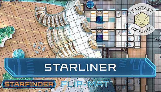 Fantasy Grounds - Starfinder RPG - Flipmat - Starliner