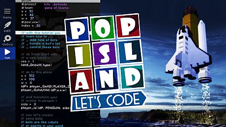 Pop Island - Let's Code !!! Game