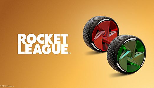Rocket League - TriTrim Crimson & Forest Green Wheels