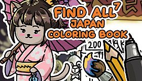 FIND ALL 7: Japan - Coloring Book