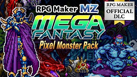 RPG Maker MZ - MEGA FANTASY Pixel Monster Pack DLC