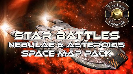 Fantasy Grounds - Star Battles: Nebulae and Asteroids Space Map Pack DLC