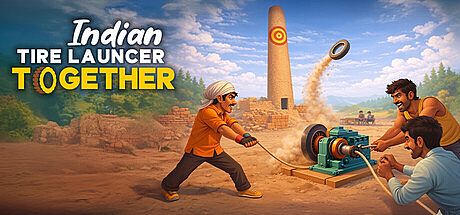TIRE LAUNCHER TOGETHER Game