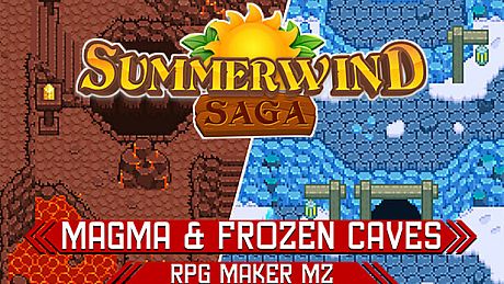 RPG Maker MZ - Summerwind Saga - Magma & Frozen Caves DLC