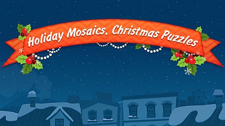 Holiday Mosaics Christmas Puzzles Game