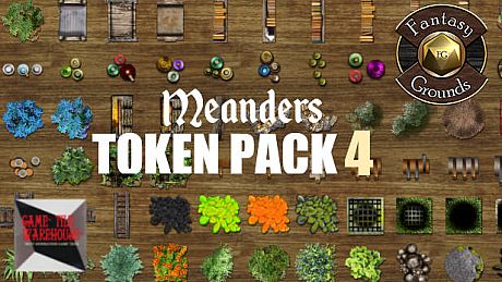 Fantasy Grounds - Meanders Token Pack 4 (Token Pack) DLC