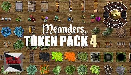 Fantasy Grounds - Meanders Token Pack 4 (Token Pack)