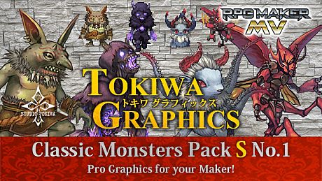 RPG Maker MV - TOKIWA GRAPHICS Classic Monsters Pack S No.1 DLC