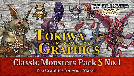 RPG Maker MV - TOKIWA GRAPHICS Classic Monsters Pack S No.1