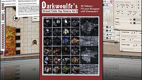 Fantasy Grounds - Top-Down Tokens - Darkwoulfe's Token Pack Vol 9 DLC