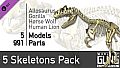 World of Guns: 5 Skeletons Pack