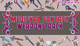 RPG Maker MV - Medieval Fantasy Weapons Pack