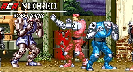 ACA NEOGEO ROBO ARMY Game