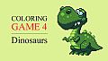 Coloring Game 4 - Dinosaurs