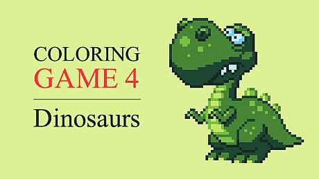 Coloring Game 4 - Dinosaurs DLC