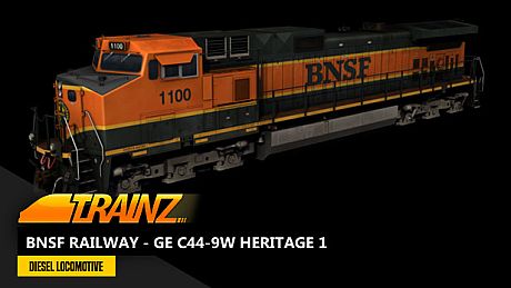 Trainz 2022 DLC - BNSF Railway - GE C44-9W Heritage 1 DLC