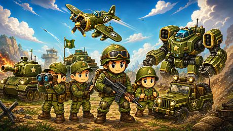 Military Merge Game