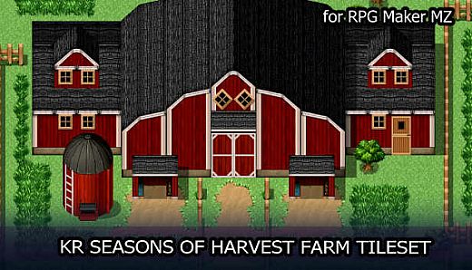 RPG Maker MZ - KR Seasons of Harvest Farm Tileset