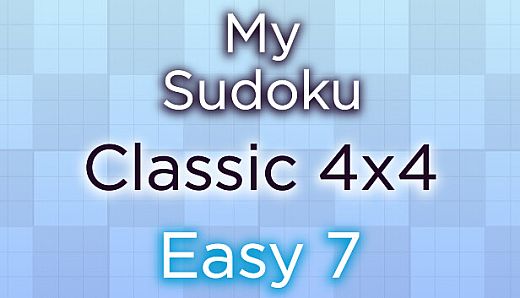 My Sudoku - Classic 4x4 Easy 7