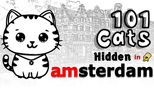 101 Cats Hidden in Amsterdam