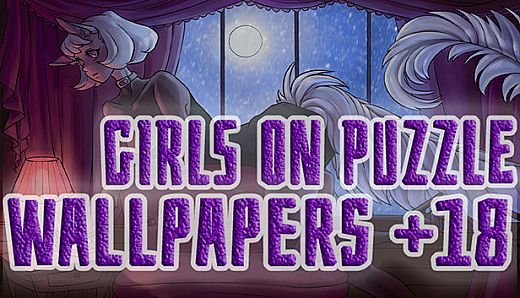 Girls on puzzle - Wallpapers +18