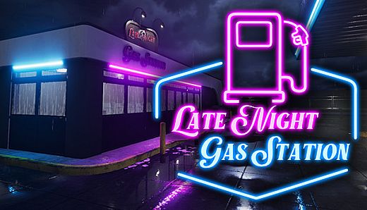 Late Night Gas Station