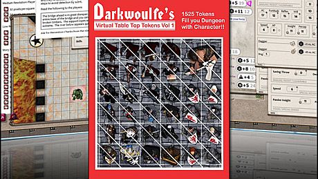Fantasy Grounds - Top-Down Tokens - Darkwoulfe's Token Pack Vol 1 DLC