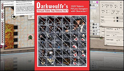 Fantasy Grounds - Top-Down Tokens - Darkwoulfe's Token Pack Vol 1