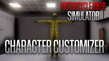 Motorcycle Biker Simulator - Character Customizer