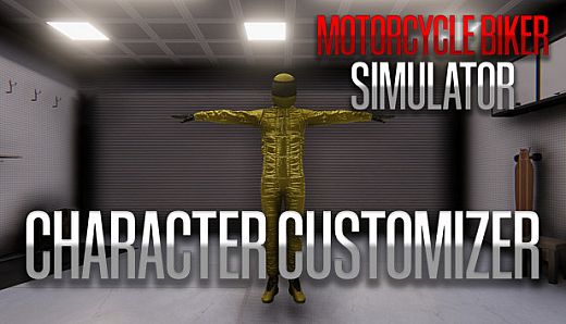 Motorcycle Biker Simulator - Character Customizer