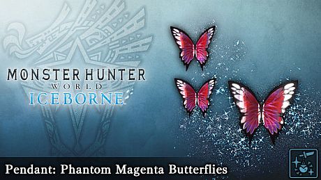 Monster Hunter World: Iceborne - Pendant: Phantom Magenta Butterflies DLC