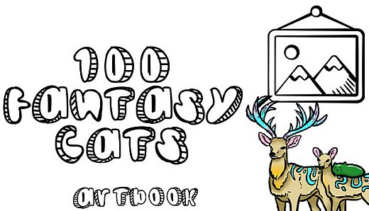 100 Fantasy Cats - Artbook