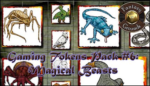 Fantasy Grounds - Gaming #6: Magical Beasts (Token Pack)