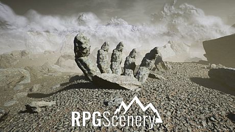 RPGScenery - Stone Desert Scene DLC