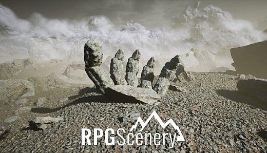 RPGScenery - Stone Desert Scene