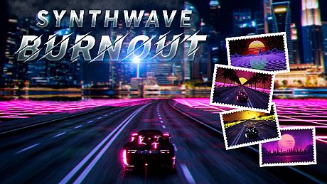 Synthwave Burnout Game