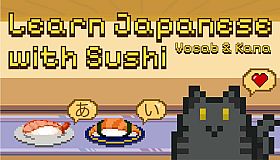 Learn Japanese Kana & Vocab with Sushi