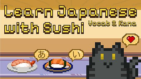 Learn Japanese Kana & Vocab with Sushi Game