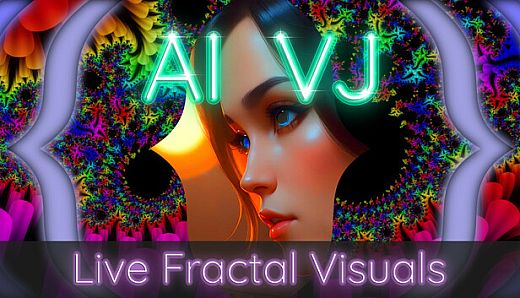 AI-VJ - Live Fractal Visuals