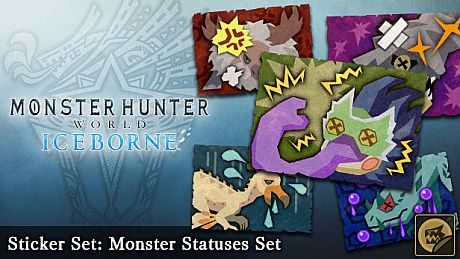 Monster Hunter: World - Sticker Set: Monster Statuses Set DLC