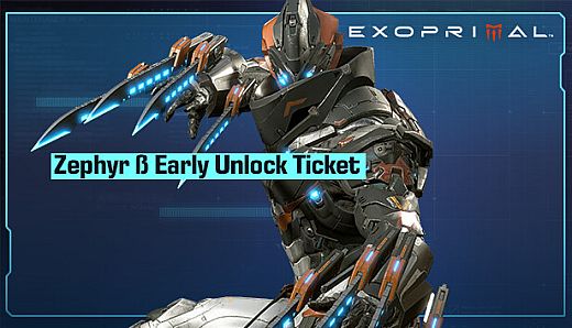 Exoprimal - Zephyr β Early Unlock Ticket